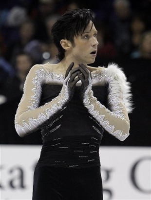 Johnny Weir Fur Figure Skating